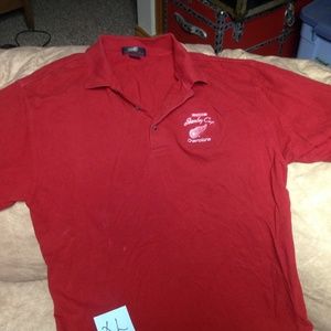 Detroit Red Wings  golf shirt